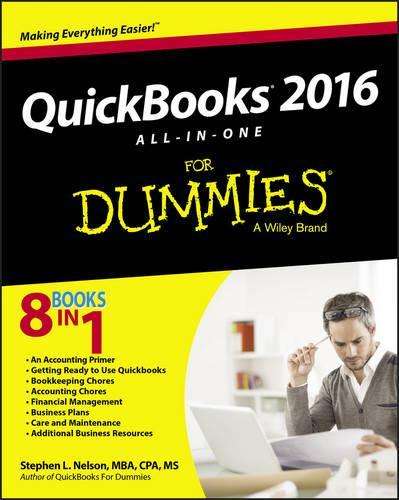 Quickbooks 2016 All-in-One For Dummies - Stephen L. Nelson