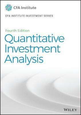 Quantitative Investment Analysis - CFA Institute