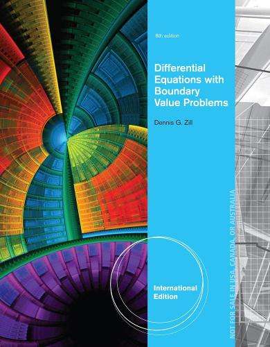 Differential Equations with Boundary-Value Problems International Ed - Dennis G. Zill