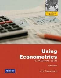 Using Econometrics: Pearson New International Edition - A. H. Studenmund