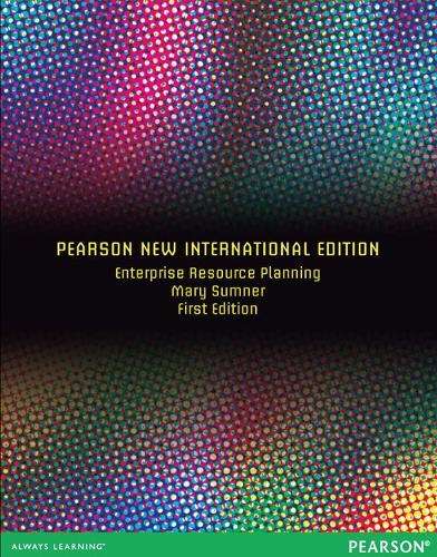 Enterprise Resource Planning: Pearson New International Edition - Mary Sumner