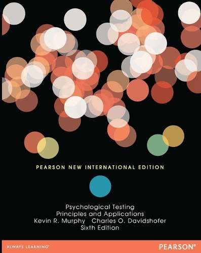 PSYCHOLOGICAL TESTING 6ED 2H SECONDHAND - MURPHY