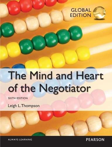 MIND & HEART OF THE NEGOTIATOR 6ED 2H SECONDHAND - THOMPSON,LL