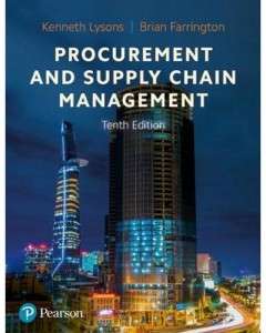 PROCUREMENT & SUPPLY CHAIN MANAGEM 9ED SECONDHAND - LYSONS