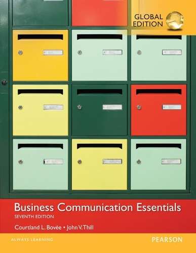 BUSINESS COMMUNICATION ESSENTIALS 7ED 2H SECONDHAND - BOVEE,CL