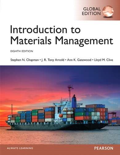 Introduction to Materials Management Global Edition - Steve Chapman