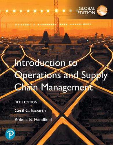INTRO TO OPERATIONS&SUPPLY CHAIN MAN 5E SECONDHAND - BOZARTH