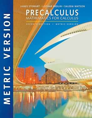 Precalculus: Mathematics for Calculus International Metric Edition - James Stewart