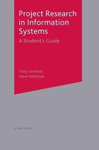 Project Research in Information Systems - Tony Cornford