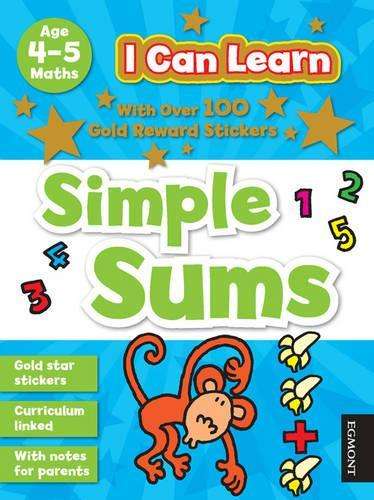 I Can Learn: Simple Sums: Age 4-5 - X