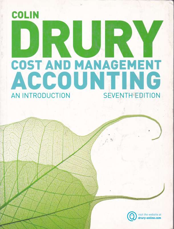 COST & MANAGEMENT ACCOUNTING GREEN SECONDHAND - DRURY,C