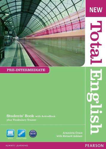 New Total English Pre-Intermediate Students' Book with Active Book P - Araminta Crace