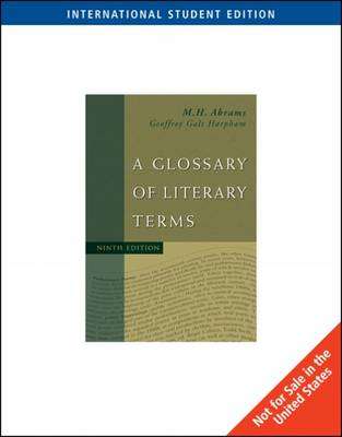 GLOSSARY OF LIT TERMS 9ED - ABRAMS,M