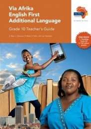 Via Afrika English: Gr 10: Teacher's guide - S. Bam