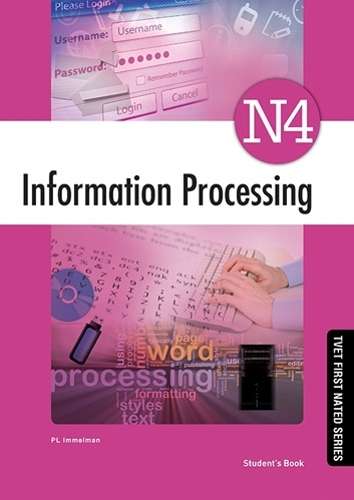 Information processing N4 - P.L. Immelman