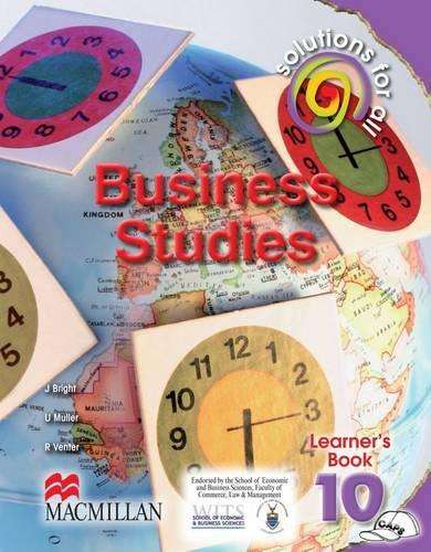 Solutions for All Business Studies: Solutions for all business studi - BS-GR10