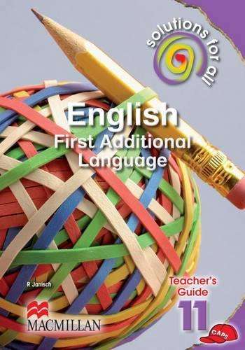 Solutions for All English: Solutions for all English: Gr 11: Teacher - ENG-GR11