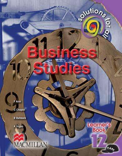 Solutions for all business studies : Gr 12: Learner's book - BS-GR12