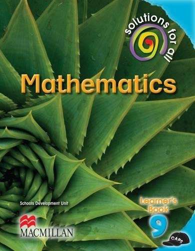 Solutions for all maths: Gr 9: Learner's book - MATHS-GR9