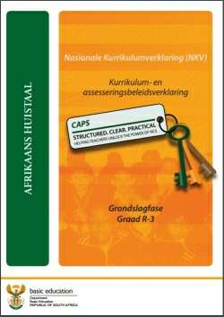KABV AFRIKAANS HUISTAAL GRAAD R 3 - DEPTONDERWYS