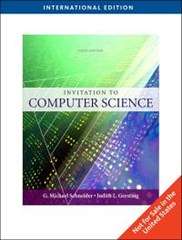 Invitation to Computer Science International Edition - G. Michael Schneider