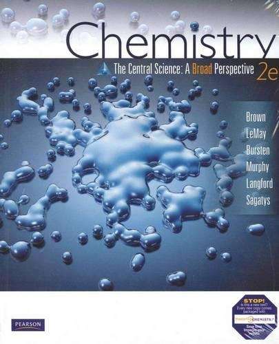 CHEMISTRY CENTRAL SCIENCE BOOK ONLY SECONDHAND - BROWN,TL
