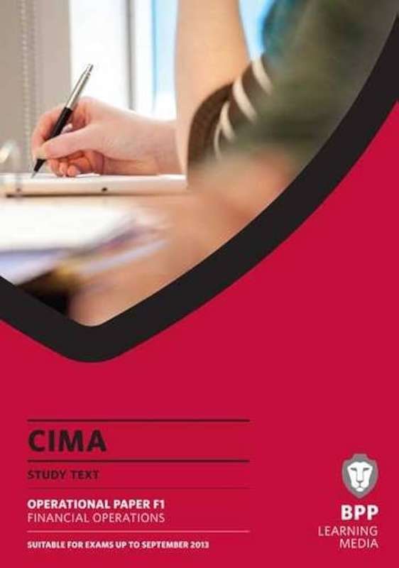 CIMA - Financial Operations - BPP Learning Media