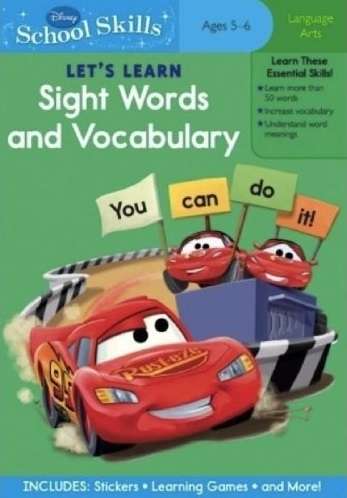 Disney Cars School Skills Workbook - Sight Words and Vocabulary - Parragon Books Ltd