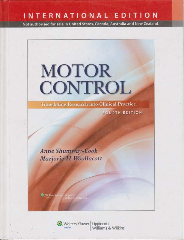 Motor Control - Anne Shumway-Cook