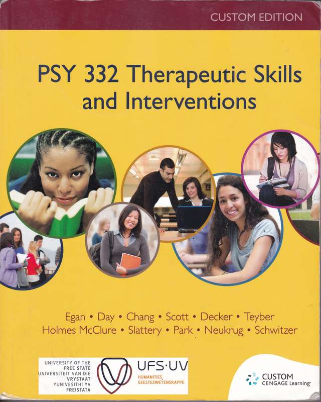 THERAPEUTIC SKILLS & INTERVENTION SECONDHAND - EGAN