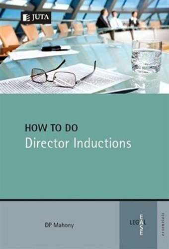 How to do director inductions - D.P. Mahony