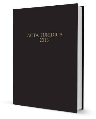 Acta Juridica 2013 - A. Claassens