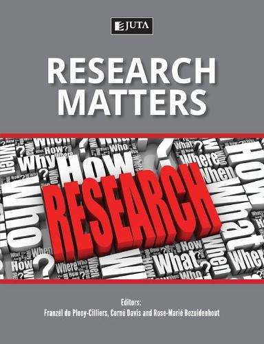 Research matters - CILLIERS,F