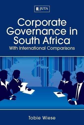 Corporate Governance in South Africa - WIESE,T