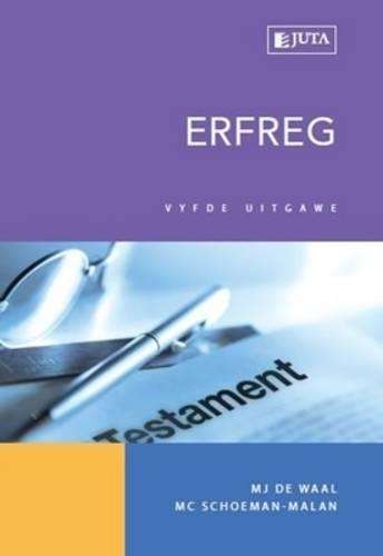 Erfreg - M. J. De Waal