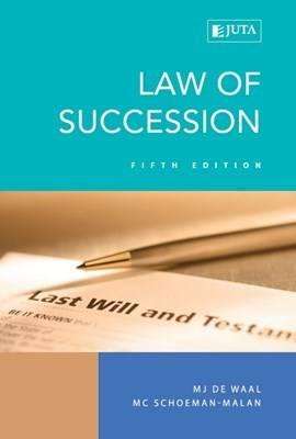 LAW OF SUCCESSION 5ED 2H SECONDHAND - DEWAAL,M