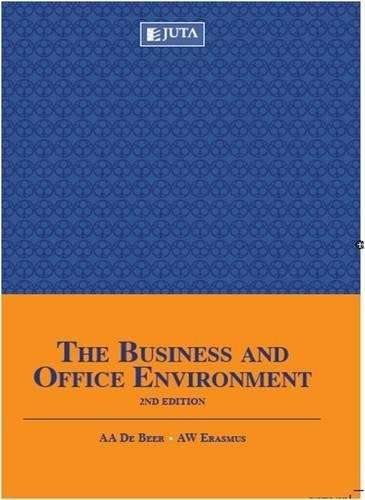 The  business and office environment - A.A. De Beer