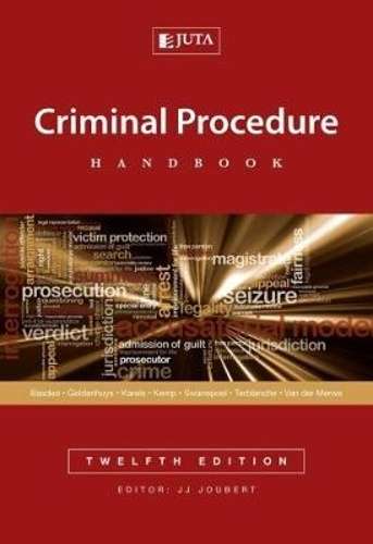 Criminal procedure handbook - T. Geldenhuys