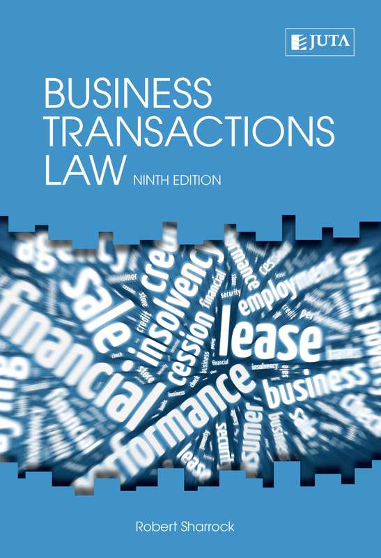 BUSINESS TRANSACTION LAW 9ED 2HND SECONDHAND - SHARROCK,R