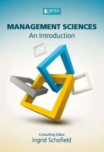 Management sciences - Ingrid Schofield