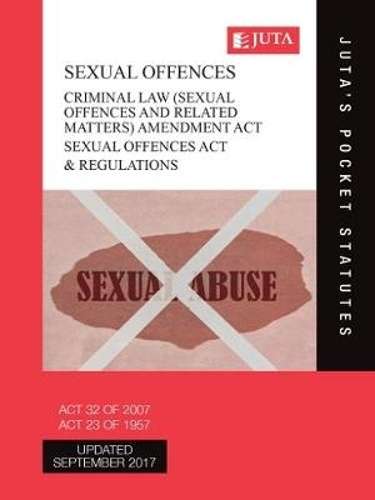 Sexual offences - JUTASPOCKETSTATUTES