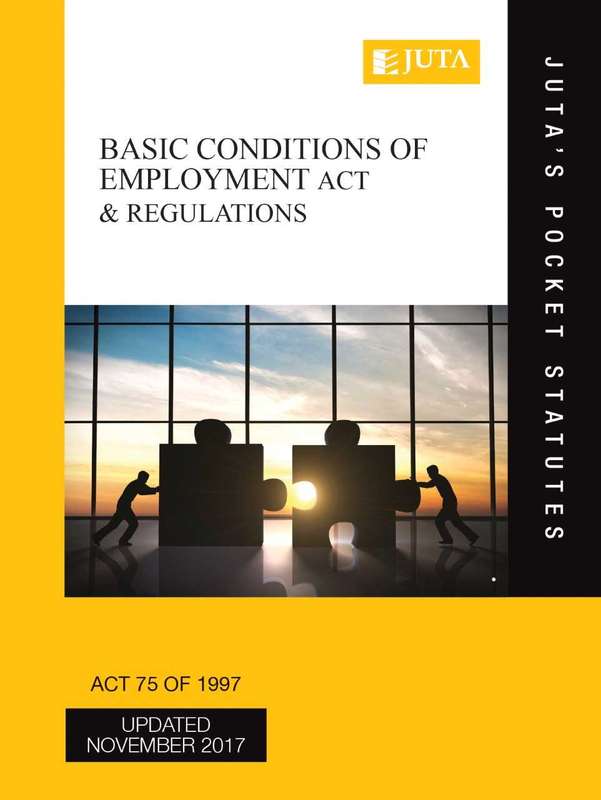 JP BASIC COND OF EMPLOYMENT ACT - JUTASPOCKETSTATUTES