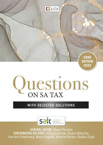QUESTIONS ON SA TAX 2THIRD 2022 SECONDHAND - PARSONS