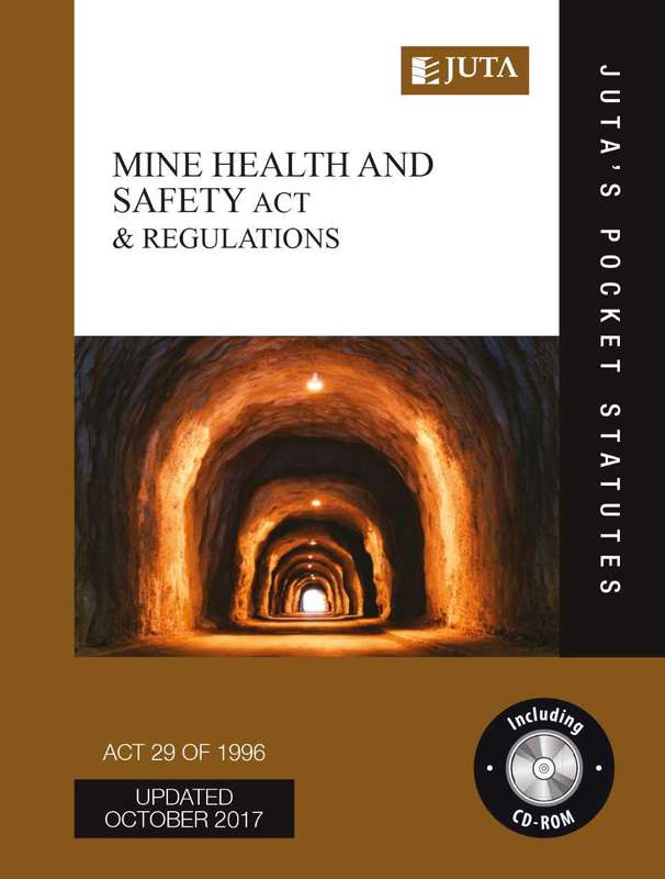 MINE HEALTH & SAFETY ACT 29 OF 1996 & RE - JUTASPOCKETSTATUTES