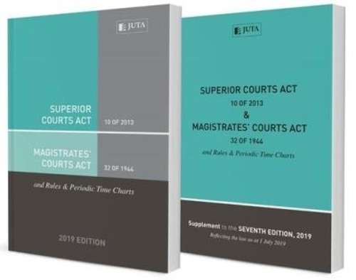 Superior Courts Act 10 of 2013 & Magistratesâ Courts Act 32 of 194 - JUTASTATUTES