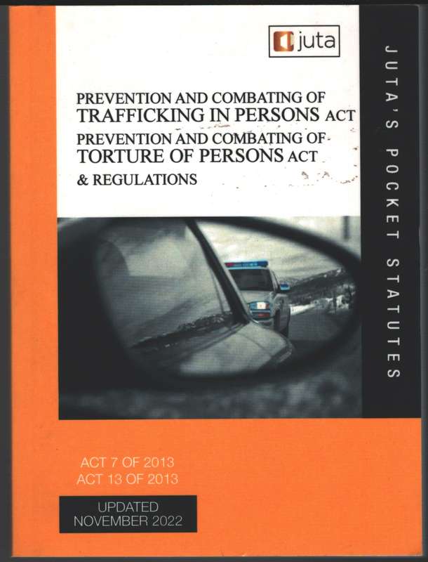 Prevention & Combating of Trafficking in Persons Pocket 2022 - JUTASPOCKETSTATUTES
