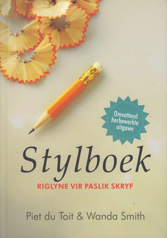 STYLBOEK RIGLYNE VIR PASLIKE SKRYF SECONDHAND - DUTOIT