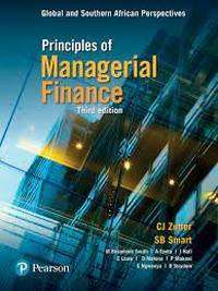 PRINCIPLES OF MANAGERIAL FINANCE 3ED 2H SECONDHAND - ZUTTER,C