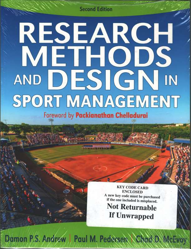 RESEARCH METHODS &DESIGN IN SPORT MANAG SECONDHAND - ANDREW,D
