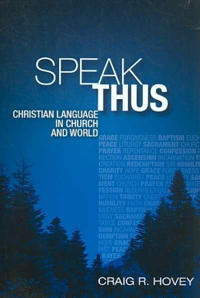 Speak Thus - Craig Hovey